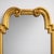 1980s 1980s Italian Gold Leaf Arched Mirror in the Manor of LaBarge Stepped Profile Scroll Corners For Sale - Image 5 of 7