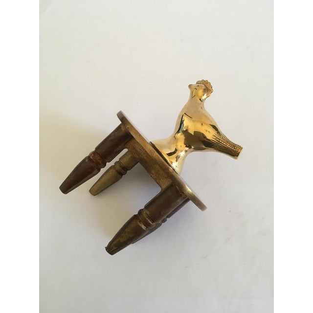 Gold Concetto Pozzati, Postmodern Abstract Lucky Charm Sculpture, 1982, Bronze For Sale - Image 8 of 18