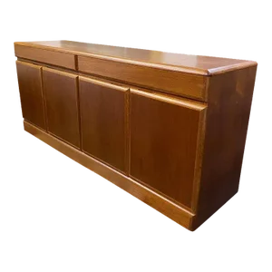 Midcentury Danish Modern Teak Credenza Sideboard