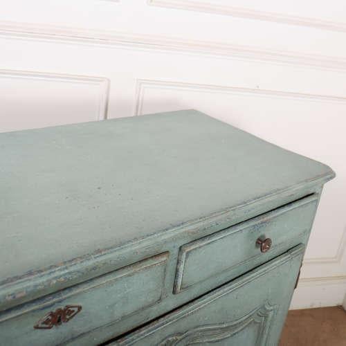 19th Century French Painted Buffet For Sale - Image 11 of 12