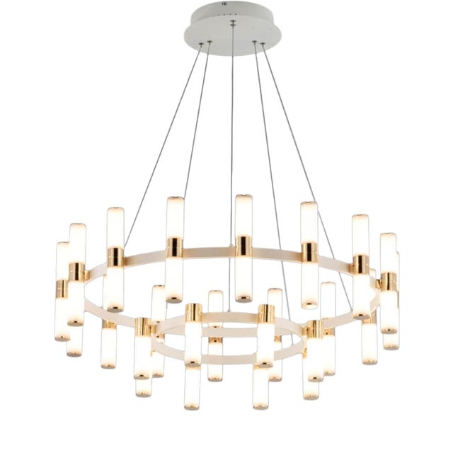 Pioggia Di Luce Chandelier in Metal by Jago For Sale
