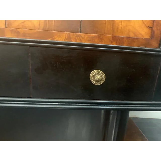 Thuya Burl Sideboard with Ebonized Body, 1930s For Sale - Image 10 of 11