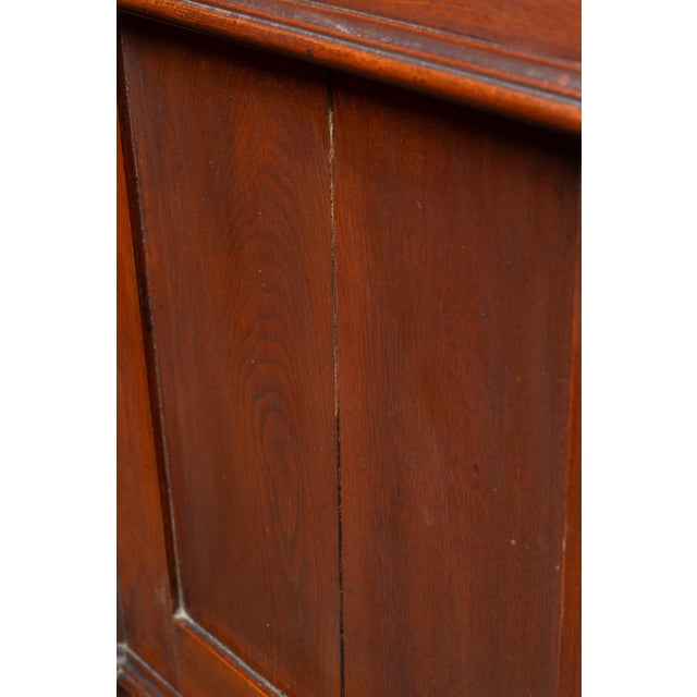 Late 19th Century Antique American Victorian Walnut Marble-Top Dresser With Mirror For Sale - Image 5 of 18