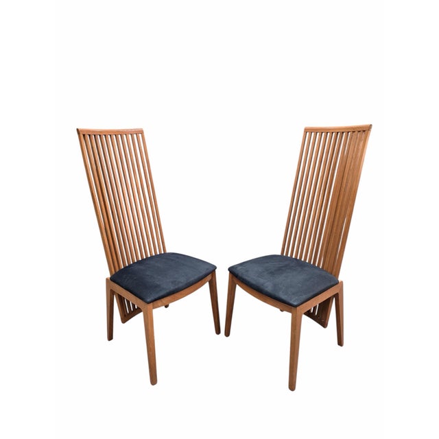 Vintage Italian Antonio Sibau "California" Side Chairs - 4 For Sale - Image 4 of 11