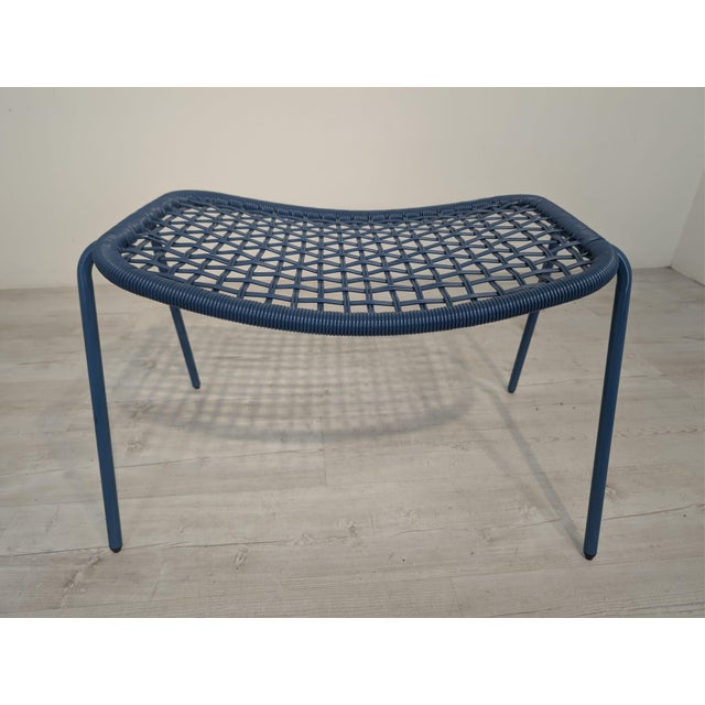 Blue Bloom Lounge Ottoman from Fischer Möbel, 1965 For Sale - Image 8 of 11
