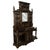 Traditional Antique Monumental Renaissance Revival Carved Oak Hall Tree Stand Mirror 1890 For Sale - Image 3 of 14
