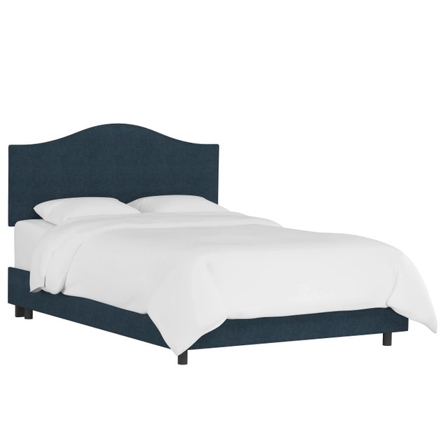 Kenmore Bed in Navy Zuma, Queen For Sale In Chicago - Image 6 of 6