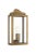 Small Rectangular Eden Wall Lantern in Amber Brass from Il Bronzetto, in New conditions. Designed 1990 to 1999 European...