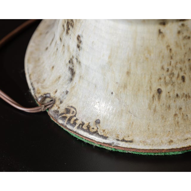 Vintage Petzold '73 Studio Pottery Table Lamp For Sale In Sacramento - Image 6 of 12