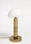Brass Table Lamp With Frosted Glass Dome Shade For Sale In New York - Image 6 of 7