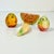 Mid-Century Italian Boho Chic Hand Carved Marble Fruit - Set of 4. For Sale - Image 9 of 11