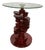 V8 Engine Crankshaft Coffee Table in Candy Red Chrome For Sale