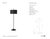 Barbara Barry by Visual Comfort Signature Spinet 62" Floor Lamp in Matte Black with Black Shade Designer: Barbara Barry...