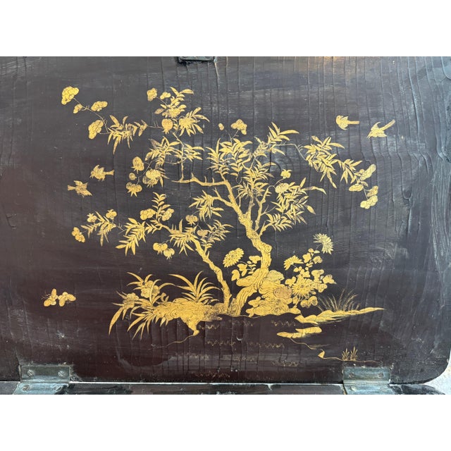19th Century Victorian Chinoiserie Style Sewing Table For Sale - Image 10 of 16
