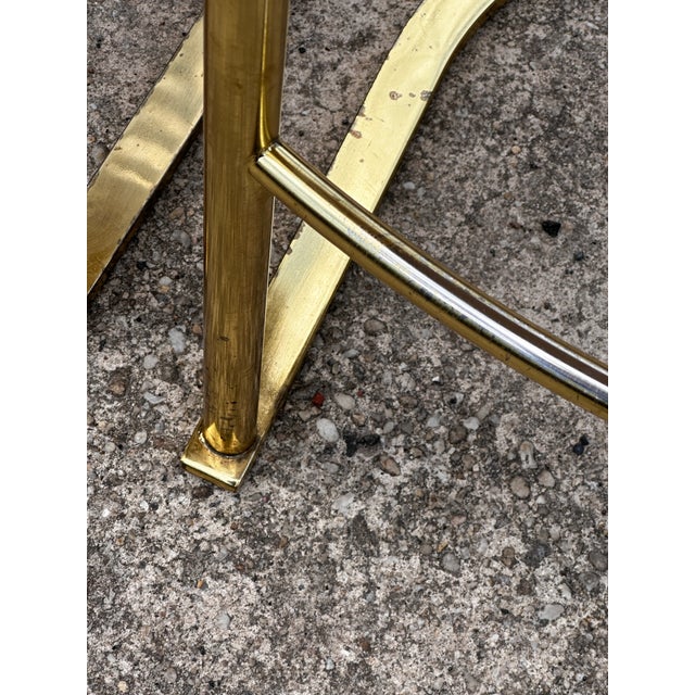 1970s Dia Counter Height Bar Stools Set of Three For Sale In New York - Image 6 of 12