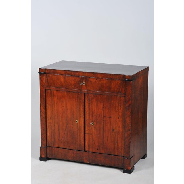 Biedermeier Credenza in Spruce and Walnut Veneer, Czech, 1830s For Sale - Image 12 of 12