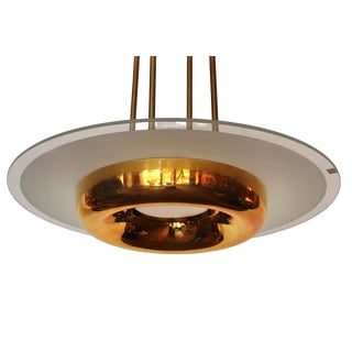 Art Deco Pendant Lamp by Henri Petitot for Maison Petitot, 1930s For Sale