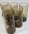 Glass Tawny Mid-Century Tumblers- Set of Six For Sale - Image 7 of 12