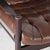 Animal Skin Set of Vintage Leather Armchairs, 1970s For Sale - Image 7 of 10