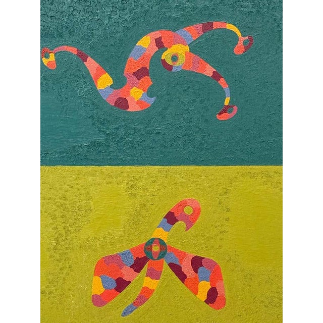 Postmodern "The New World", Post-Modern Acrylic Painting by Stanley Donald Tschopp For Sale - Image 3 of 9