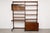 Beautiful vintage rosewood wall unit made in Norway, featuring a clean Scandinavian modern design with excellent storage...