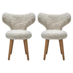 Set of Sheepskin WNG Chairs by Mazo Design