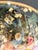 Victorian Vintage Victorian Style Oval Convex Bubble Glass Shadow Box - Framed Dried Floral Bouquet Basket For Sale - Image 3 of 4
