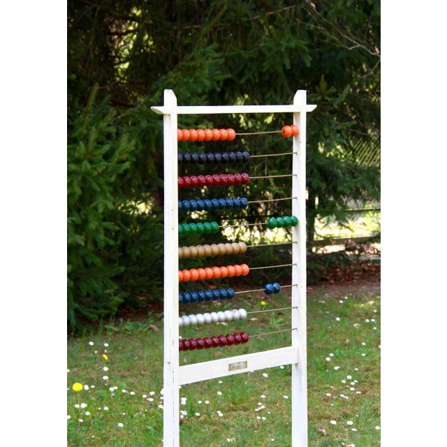 Mid-Century Standing School Abacus, Italy, 1930s For Sale - Image 11 of 14