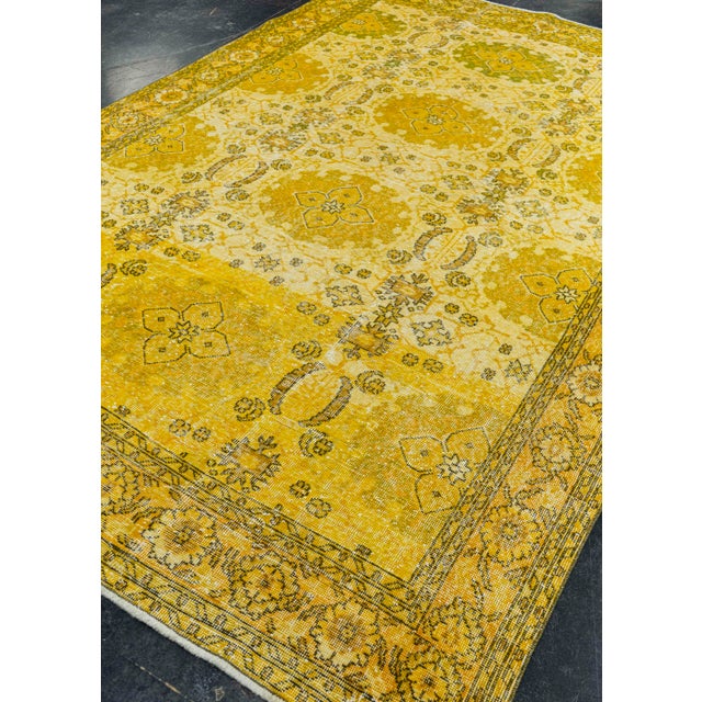Contemporary Turkish Vintage Rug 7'11" x 10'6" For Sale - Image 3 of 4