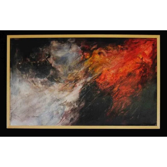 Contemporary Pino Lancia, Congiunzioni Astrali, Painting on Canvas, 2000 For Sale - Image 3 of 3