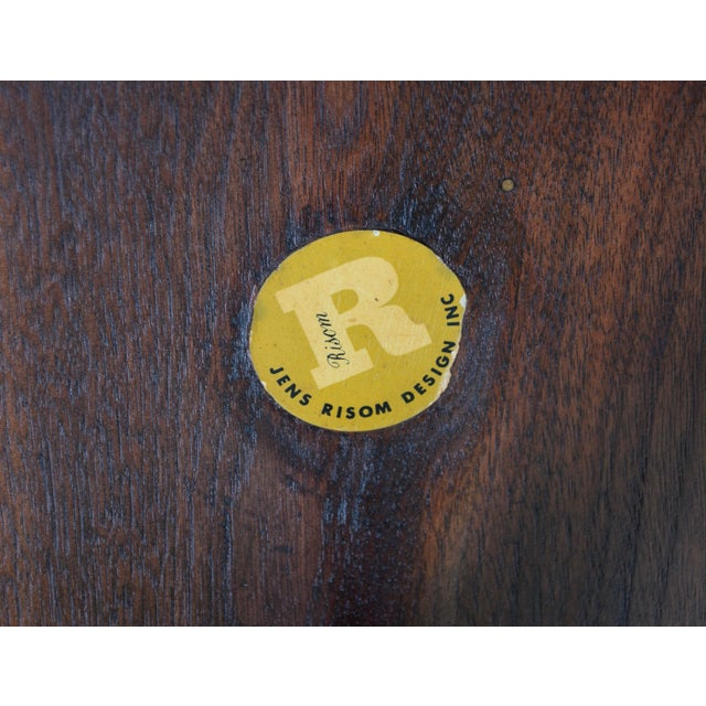 1950s Refinished Magazine Rack End Table by Jens Risom For Sale - Image 9 of 9