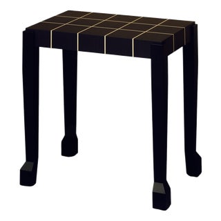 Hooves Side Table in Ebony Wood by Veermakers For Sale