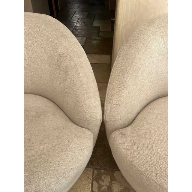 1980s Nautilus Swivel Chairs, C. 1980's- Set of 2 For Sale - Image 5 of 16