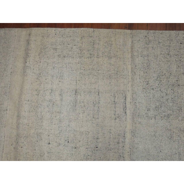 Contemporary Vintage Zabihi Collection Turkish Minimalist Square Kilim - 8'7" x 8'9" For Sale - Image 3 of 6