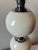 Metal Mid 20th Century Space Age Ceramic Globes and Chrome Table Lamp Attributed to Solken Leuchten For Sale - Image 7 of 11