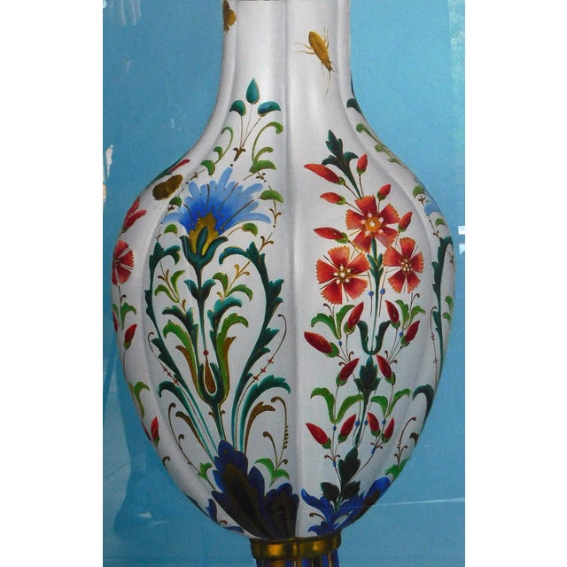 1960s Photorealist Chinoiserie Vase Still Life Oil Paintings, Framed - a Pair For Sale - Image 9 of 11