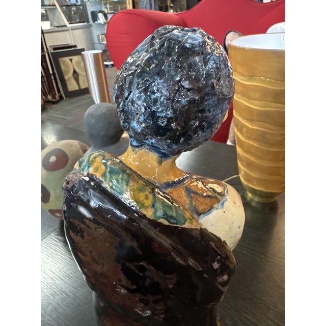 Art Deco Ceramic Sculpture of Joseph and the Child, 1920s For Sale - Image 4 of 10