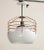 Industrial Style White and Copper-Plated Pendant Light by Roll & Hill For Sale - Image 10 of 13