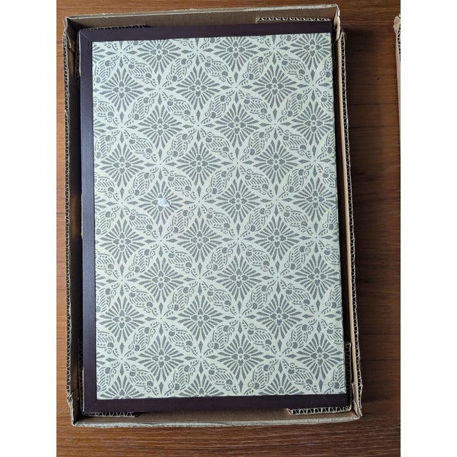 1970s Vintage Japanese 2-Panel Desktop Byōbu Folding Screen Signed Seihō - Winter Landscape For Sale - Image 10 of 12