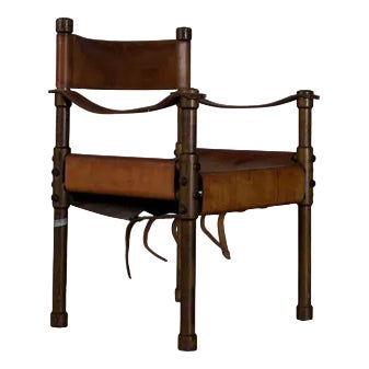 Large Safari Dining Armchair, Germany, 1960s For Sale