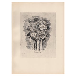 Giorgio Morandi, Zinnias, 1930-1957, Lithograph For Sale