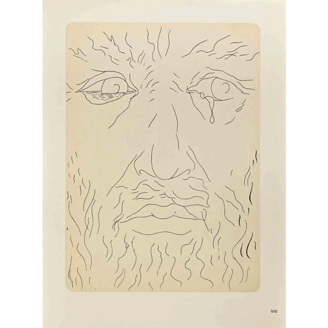 Zeus is a print on cream-colored paper, realized by an Anonymous artist in the 1970s. Phototype print. Good condition This...