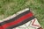 White 1950s Hair Band Motif Rustic Style Turkish Vintage Handwoven Kilim Rug For Sale - Image 8 of 11