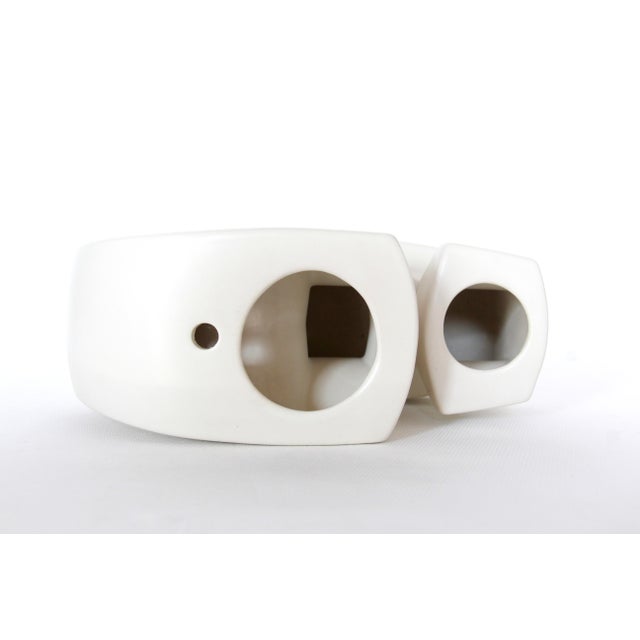 Ceramic Vintage Postmodern Ceramic Vase from Aldo, Italy, 1960s For Sale - Image 7 of 10