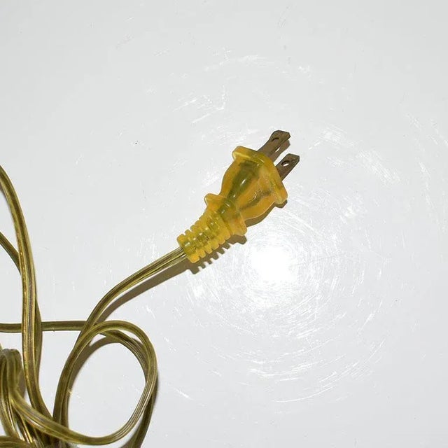 Brass and Glass Rod Table Lamp After Gaetano Sciolari - 1970s Italy For Sale In Oklahoma City - Image 6 of 6