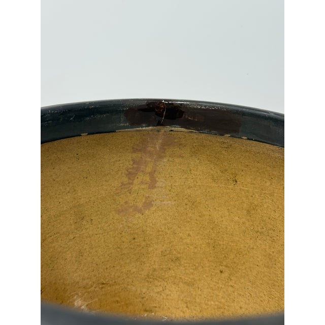 Antique Weller Burntwood Arts & Crafts Floral Pottery Jardiniere, Circa 1910 For Sale - Image 10 of 12