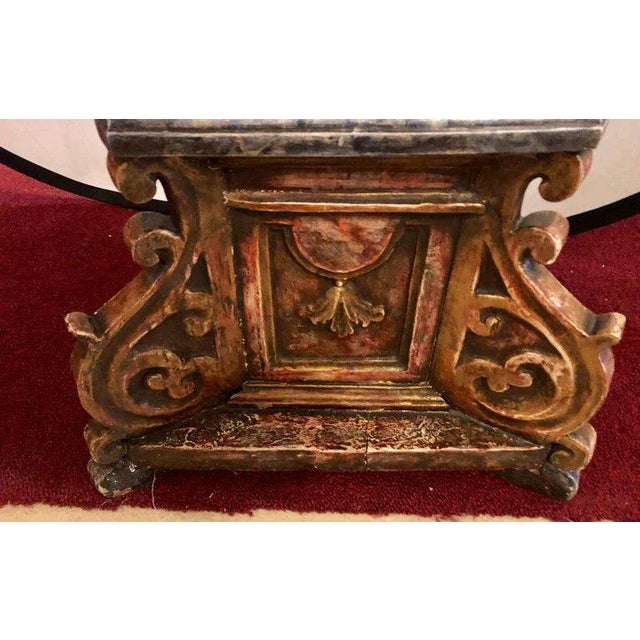 Italian Painted Italian Continental Candle Prick Standing Lamp, 18th-19th Century For Sale - Image 3 of 13