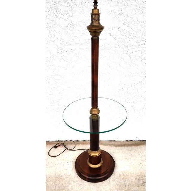 Vintage Floor Lamp With Table For Sale - Image 11 of 14