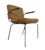 Vintage Conference Armchair in Oak and Chrome from Duba Møbelindustri, Denmark, 1960s For Sale
