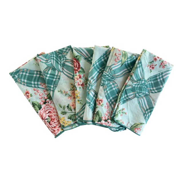 Vintage Martha Stewart Napkins - Set of 6 For Sale